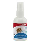 Bioline Puppy Training Spray 50ml, Puppy Toilet Training Spray, White