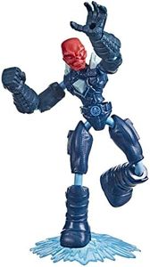 Avengers Marvel Bend and Flex Missions Red Skull Ice Mission Action Figure, 6-Inch-Scale Bendable Toy, Toys for Kids Ages 4 and Up