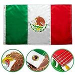 Winbee Embroidered Mexican Flag 3x5