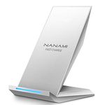 Fast Wireless Charger, NANAMI 10W Qi Wireless Charging Stand for iPhone 16 15 14 13 12 Mini 11 Pro Max XS Max XR X 8,Fast Charge for Samsung Galaxy S24 Ultra/S23/S22/S21/S20 FE/S10,Pixel 6/5,LG G8 V50