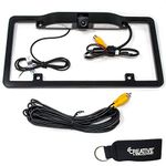 Alpine KTX-C10LP License Plate Camera Mount PCAM Rear View Camera Bundle