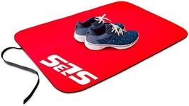 SLS3 Triathlon Transition Mat - Thick Tri Mat - Neoprene Outdoor Changing Mat - Large Triathlon Mat Transition - Wetsuit Mat (Red)