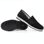 Oniphia Unisex Chinese Traditional Old Beijing Cloth Kung Fu Shoes Martial Arts Shoes tai chi Shoes Canvas Shoes - Black