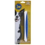 JW Pet Company 8-Inch Gripsoft Rotating Comfort Comb, Fine and Coarse