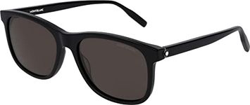 Mont Blanc Mens Sunglasses MB0013S, 001, 56