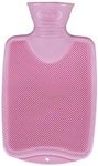 Fashy Rose Single Ribbed Hot Water Bottle, 0.8 Litre