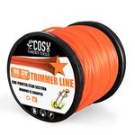 String Trimmer Line, Commercial Grade Orange Pentagon Weed Eater String, Premium Nylon Universal 0.105" Diameter x 328'