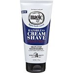 Magic Razorless Cream Shave Regular 6oz Light Fresh Scent (2 Pack) by Magic