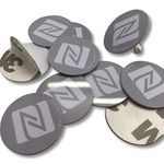 10 x NFC Tags NTAG213 | Hard PVC and Strong 3M Glue | 144 Bytes NFC Chip | Elegant Design | suitable for Home and Office Appliances