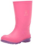 Kamik Kids' Stomp Rain Boot, Pink, 2 M US Little Kid