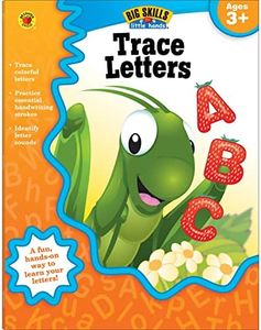 Carson Dellosa Trace Letters Handwriting Workbook for Kids Ages 3+, Preschool & Kindergarten Handwriting Practice, Letter Tracing & Sound Recognition Skills (Big Skills for Little Hands®)