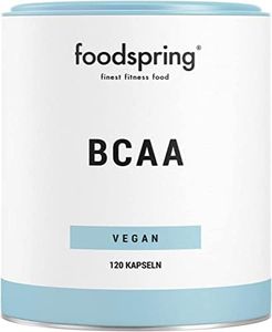 foodspring Capsule BCAA, 120 capsule, 2:1:1, BCAA premium vegani, aminoacidi essenziali per i tuoi muscoli