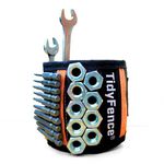 TIDYFENCE - Deluxe 20 Magnet Magnetic Wristband, Super Powerful for Professional and DIY - Powerful Magnets Even Hold Tools aswell as Screws and Nails When Fencing, High Quality Balistic Weave.