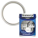 Leyland 303139 Granocryl Smooth Masonry Paint, Brilliant White, 2.5 Litre