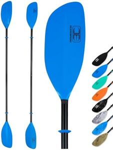 OCEANBROAD Kayak Paddle 90.5in/230cm Alloy Shaft 2-Piece Floatable Kayak Oar for Kayaking Canoeing Boating, 1 Paddle, Blue