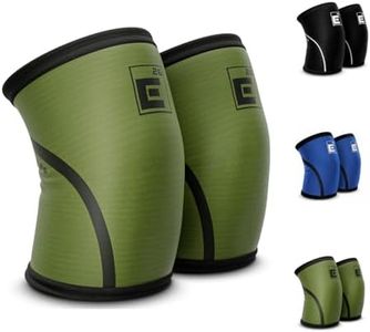 6mm Knee Sleeves for Weightlifting (Sold as a Pair) - Durable Compression Sleeve for Support and Mobility - Knee Brace for Functional Fitness, Squats, Deadlift (Small, OD Green)