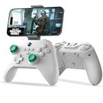 arVin Wireless Mobile Controller, Bluetooth Gamepad with Stand/Hall Joystick/Double Cut Trigger for Android/iOS/iPhone/Samsung, Support Stearming/Cloud Game/COD