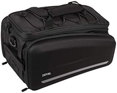 Zefal Unisex's Z Traveller Pannier Rack Bag, Black, 32 Litre