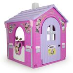 INJUSA - Minnie Mouse Playhouse, for Children 3 to 6 Years, Official Disney Licensed, with 1 Window and 3 Access Doors, Latch and Mailbox, Pink Colour