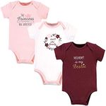 Hudson Baby Unisex Baby Cotton Bodysuits, Mommy My Bestie, 9-12 Months