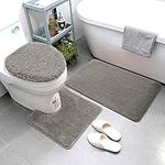 Smart Linen 3 Piece Bathroom Rug Se