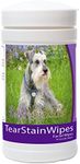 Healthy Breeds Miniature Schnauzer Tear Stain Wipes 70 Count