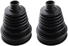 AC PERFORMANCE 2PCS 5" (125mm) Height Black CV Boots Joint Replacement Cover Silicone Rubber Flexible Constant Velocity Joint