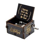 EITHEO Wooden Uniq Carved Hand Crank Hp-Black Theme Music Box(Hp-Black-01), Kid