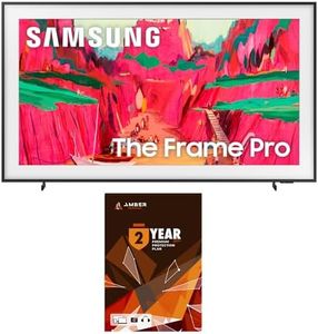 Samsung QN75LS03FWFXZA 75 Inch The Frame Pro Wireless 4K Neo QLED TV with 2 Year Amber Protection Plan (2025)