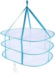 Haskoss 3-Tier Portable Mesh Clothes Hanging Dryer, Foldable Sweater Drying Rack, Hanging Laundry Rack