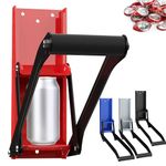 ATINY 16oz Manual Can Crusher Wall Mounted,Aluminum Can Crushers Smashers for Recycling 8oz-16oz Beer Soda Cans,Heavy Duty Can Crusher Manual (Red)