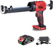 Cordless Caulking Gun Electric Sealant Gun - 4 Adjustable Speeds 300ML Drip-Free Caulk Guns