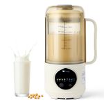 Nut Milk Maker Machine,50OZ(1500ML) Multi Functional Soy Milk Maker,Homemade Plant-Based Milk,Almond Milk,Oat Milk,Juice,Tea,Dairy Free Beverages Maker With 12Hours Timer/AutoClean/KeepWarm/Boil Water