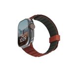 Urban Armor Gear UAG Replacement Watch Strap, Pathfinder Strap/Watch Band Designed for Apple Watch (49mm / 45mm / 44mm / 42mm) (Series 4/5/SE/6/7/8/Ultra/2) (Watch NOT Included) - Olive/Rust