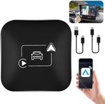 for Android Auto Wireless Adapter, [Convert Wired to Wireless] Wireless Carplay Adapter Wireless Android Auto Car Adapter, Plug&Play Carplay Box Carplay Dongle Mini Wireless Car Play Adapter