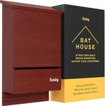 Kenley Bat House - Outdoor Bat Box Shelter with Large Double Chamber - Handcrafted from Cedar Wood - Easy for Bats to Land and Roost - Weather Resistant & Ready to Install