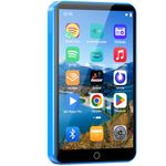Fanvace Android MP3 Players with Bluetooth WiFi, MP3 & MP4 Players with 4" Touchscreen and Speaker, Spotify MP3 Music Player with Audible, Amazon Music, Play Store (16GB, Blue)
