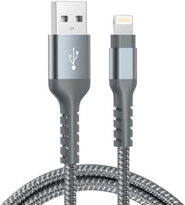 HARIBOL Lightning Cable 1M, MFi-Certified iPhone Charger Cable, Nylon Braided USB to Lightning Cable Car Charger Compatible, Fast Charging 2.4A & USB 2.0 Sync Compatible with iPhone iPad iPod