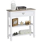 Console Sofa Table with Drawers, 3-