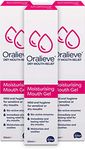 Oralieve Moisturising Dry Mouth Relief Gel, Effective and Lasting Relief from Dry Mouth, Saliva Replacement Gel, 3 Pack - 50ml