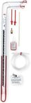 Dwyer® Dual Range Flex-Tube® U-Inclined Manometer, 1227, 0-16" w.c. Vertical, .20-0-2.6" Inclined