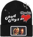 Bioworld Chucky Good Guys Embroidered Acrylic Black Beanie