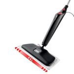 Vileda Steam Plus XXL Black Steam Cleaner, 40 cm wide, for Tile, 3 steam settings, quick heating, swivel head, portable