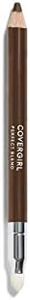 COVERGIRL Perfect Blend Eyeliner Pencil, 110 Black Brown, 0.03 Fl Oz, 2 Count