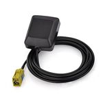 Eightwood Mini Satellite Radio Antenna Fakra K Curry Female Connector Compatible with Sirius XM Car Vehicle Trucks RV HD Hi-Fi Radio Stereo Receiver Tuner 2320-2345MHz