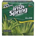 Irish Spring with Aloe Deodorant Soap 20 Bar Value Pack