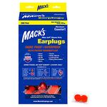 Mack's Pillow Soft Ear Plugs (200 Pair) - Hot Orange