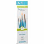Princeton SelectArtiste Fine Art Multi-Technique Brush Set, 5 x Synthetic Brushes, Mixed Media, For Professionals & Students