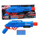 Nerf Alpha Strike Big Cat Db-2 Blaster,Double-Barrel Blasting, Fires 2 Darts in A Row,Includes 8 Official Nerf Elite Darts,Multicolor