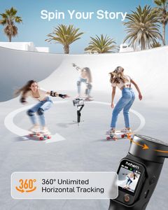 hohem iSteady V3 Smartphone Gimbal – 360° AI Tracking, Foldable, Touch Screen